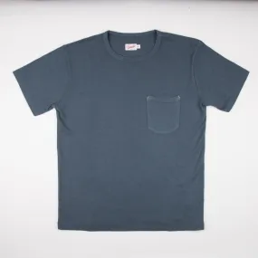 9 oz. Pocket Tee | Faded Blue | Freenote Cloth