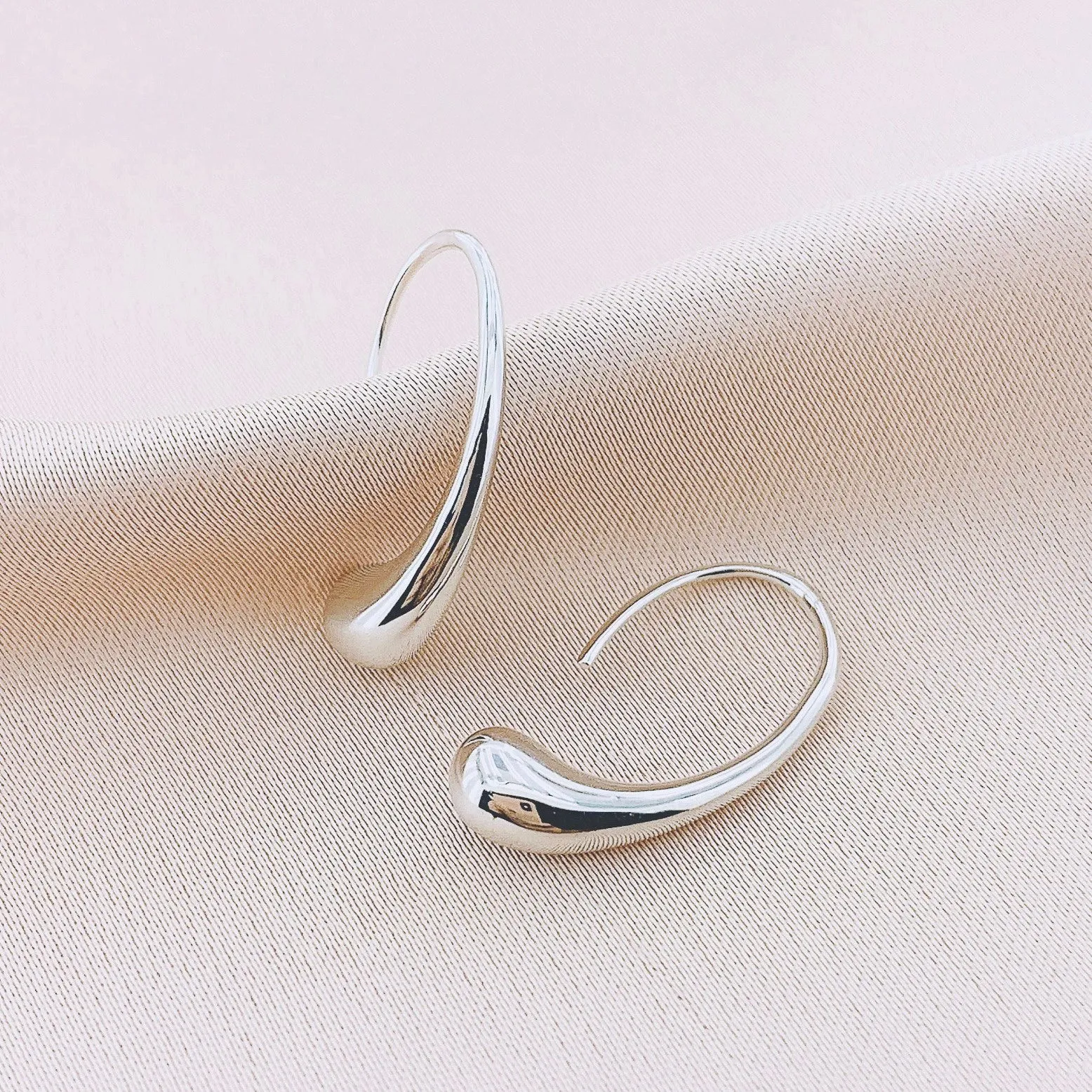 925 Silver Plain Earring