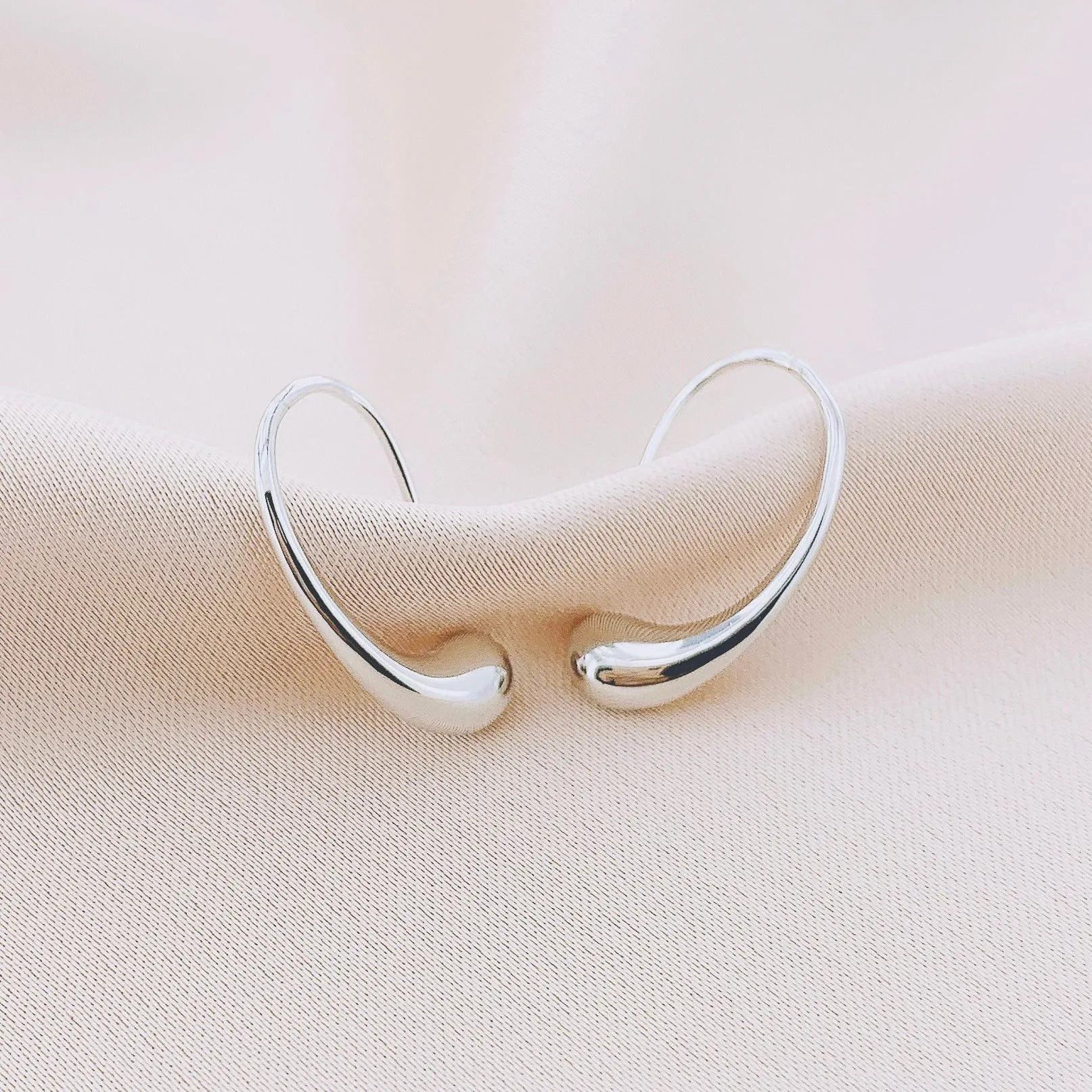 925 Silver Plain Earring