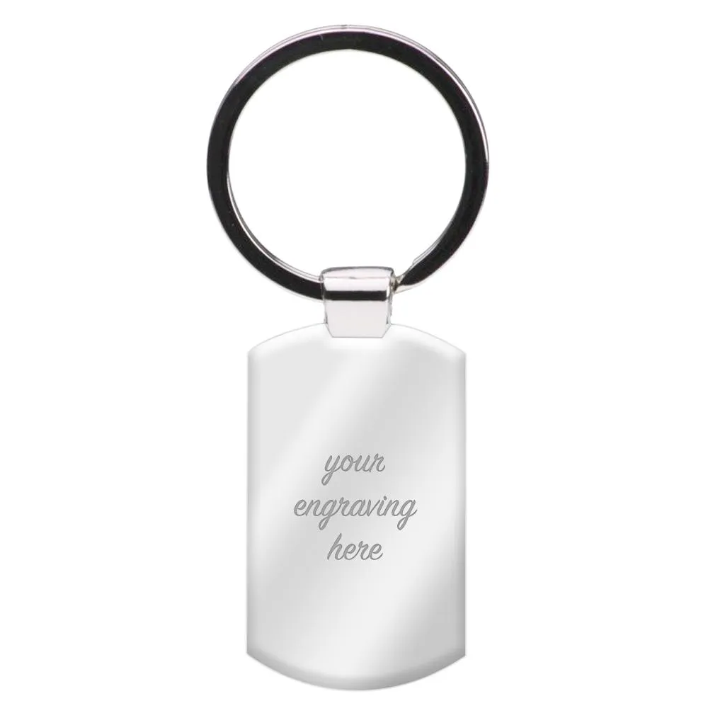 Abstract Geometric I Luxury Keyring