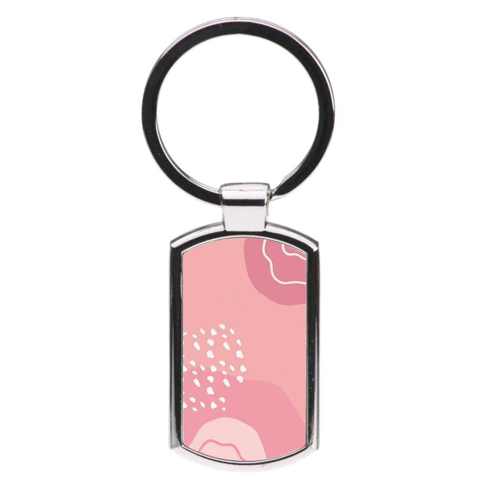 Abstract Geometric II Luxury Keyring