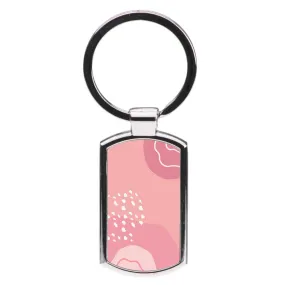 Abstract Geometric II Luxury Keyring