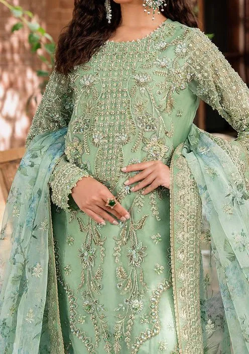 Akbar Aslam Riwayat Pakistani Luxury Organza Dress