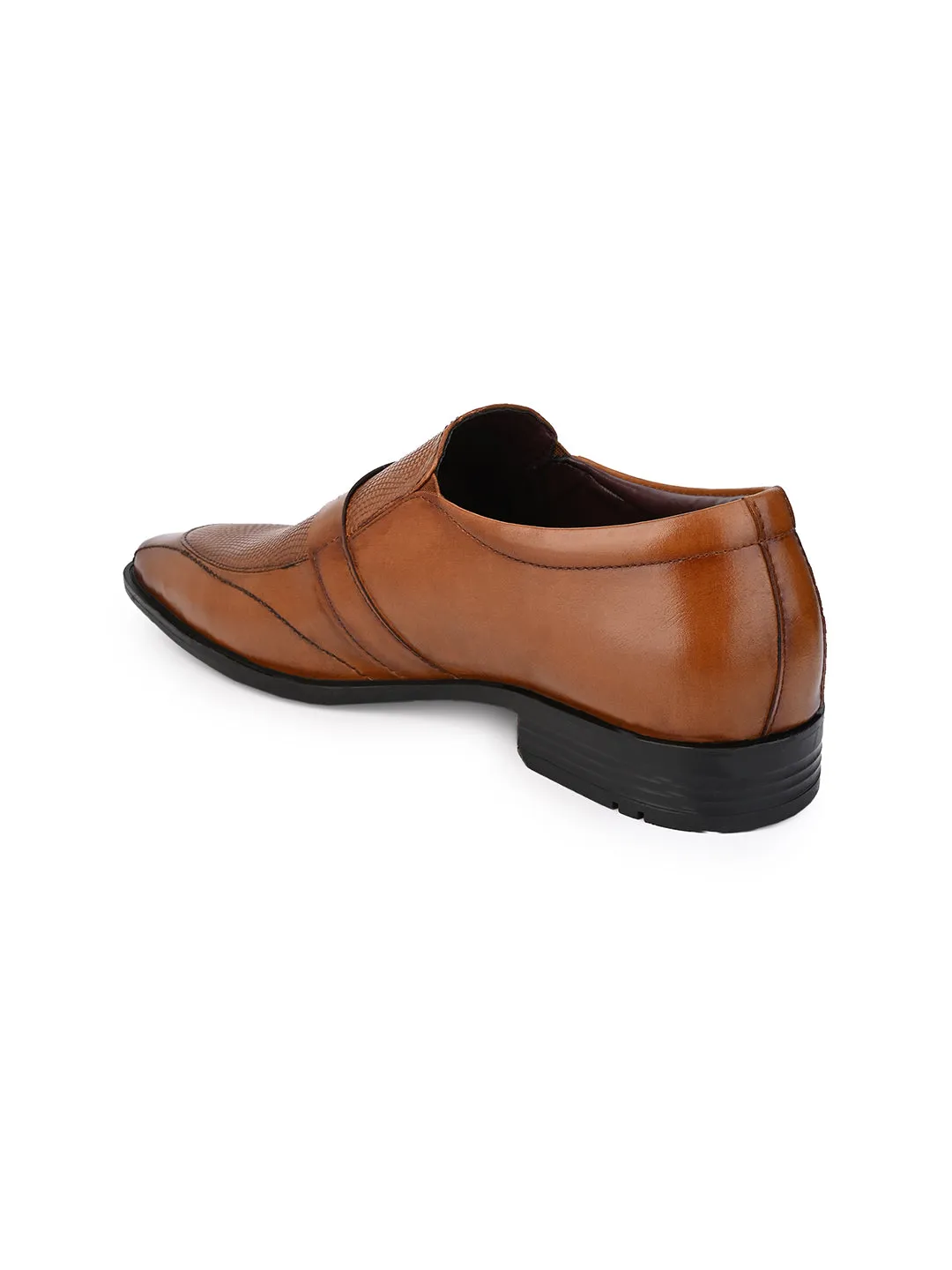 Alberto Torresi Synthetic Tan Slip On Formal Shoes