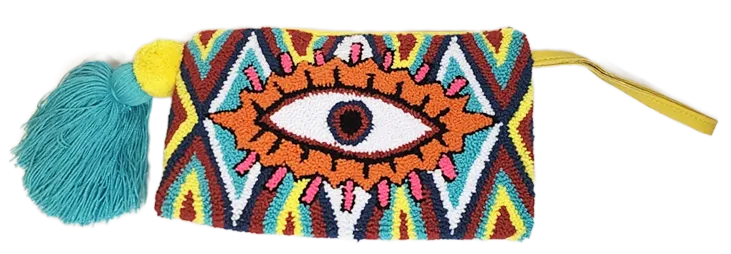 Amaya Handmade Wayuu Punch-needle Clutch