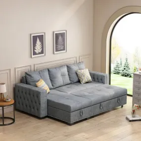 Elegant American Luxury Sofa Bed with Versatile Design for Ultimate Comfort