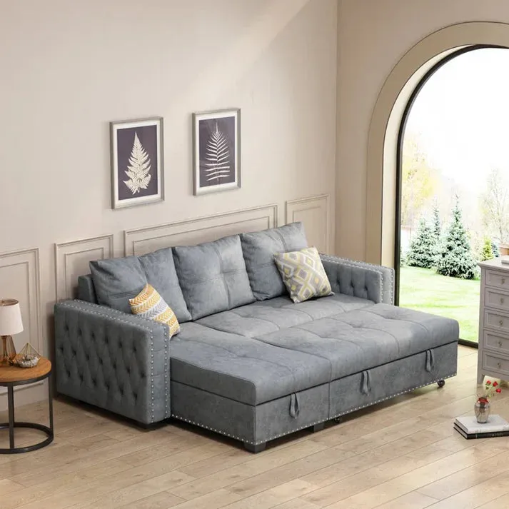 Elegant American Luxury Sofa Bed with Versatile Design for Ultimate Comfort