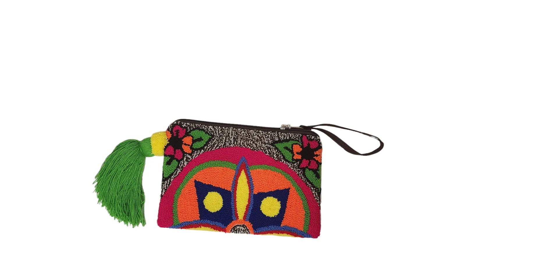 Ashlyn Handmade Wayuu Punch-needle Clutch