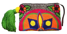 Ashlyn Handmade Wayuu Punch-needle Clutch