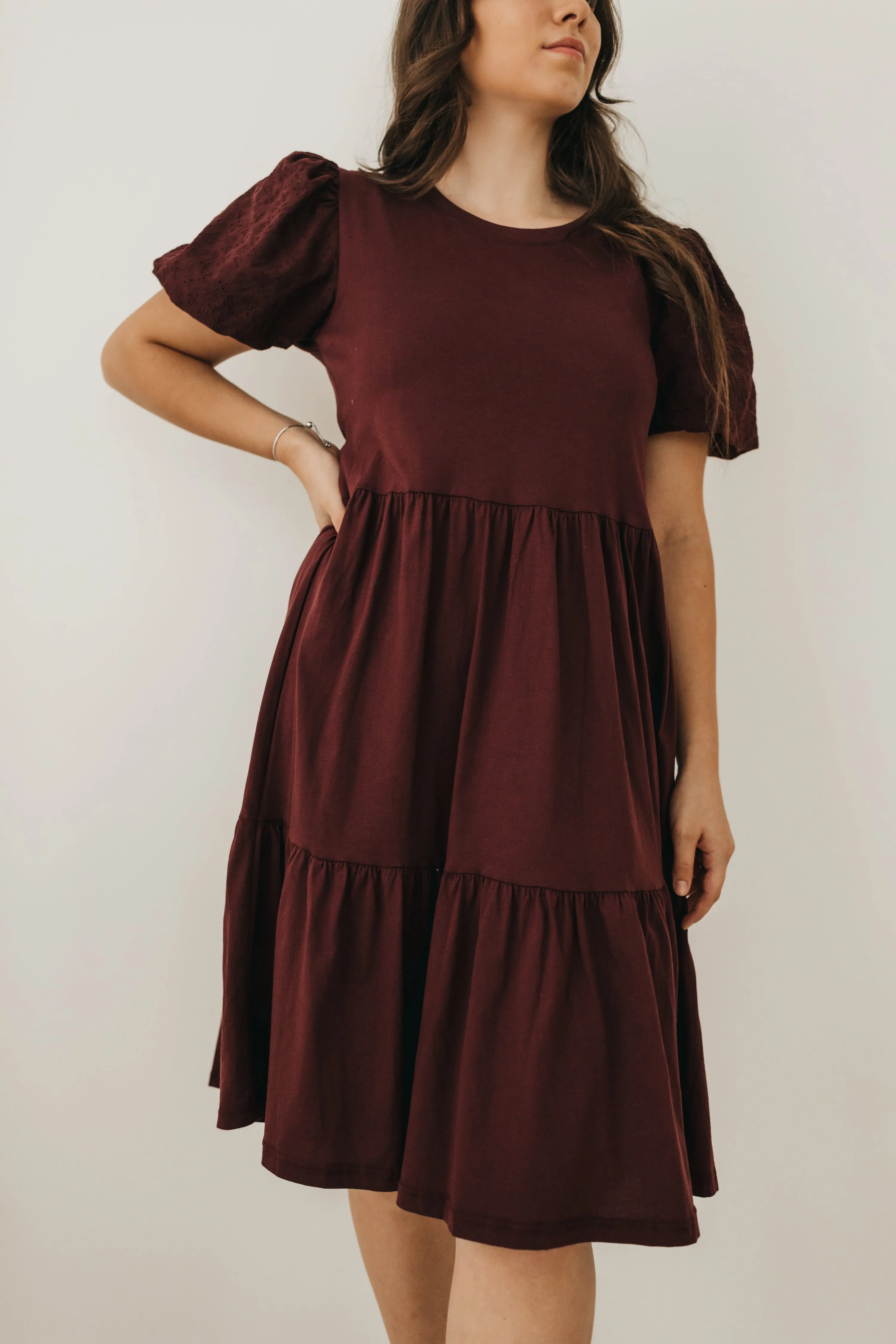 Bailey Loose Dress in Plum (XS-XXL)