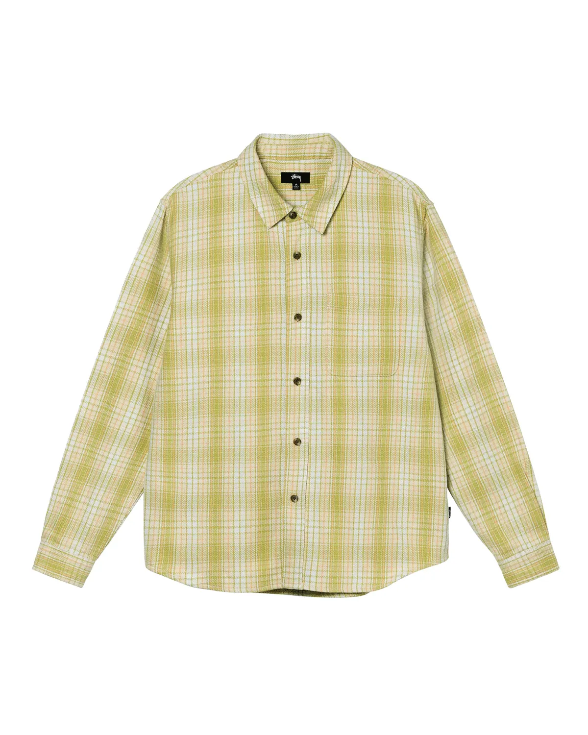 Beach Plaid Shirt Lime