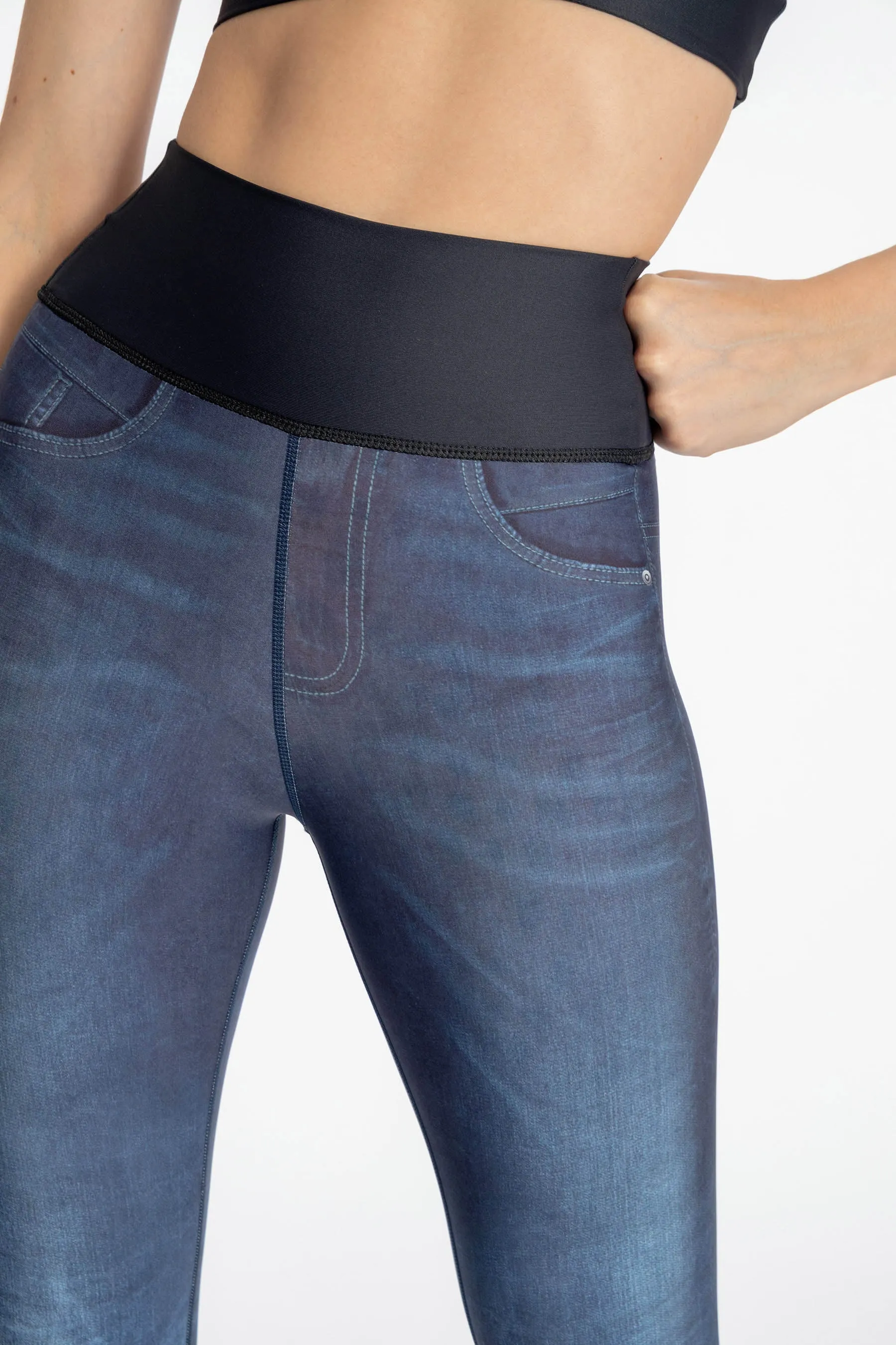 Beat Denim Reversible Legging