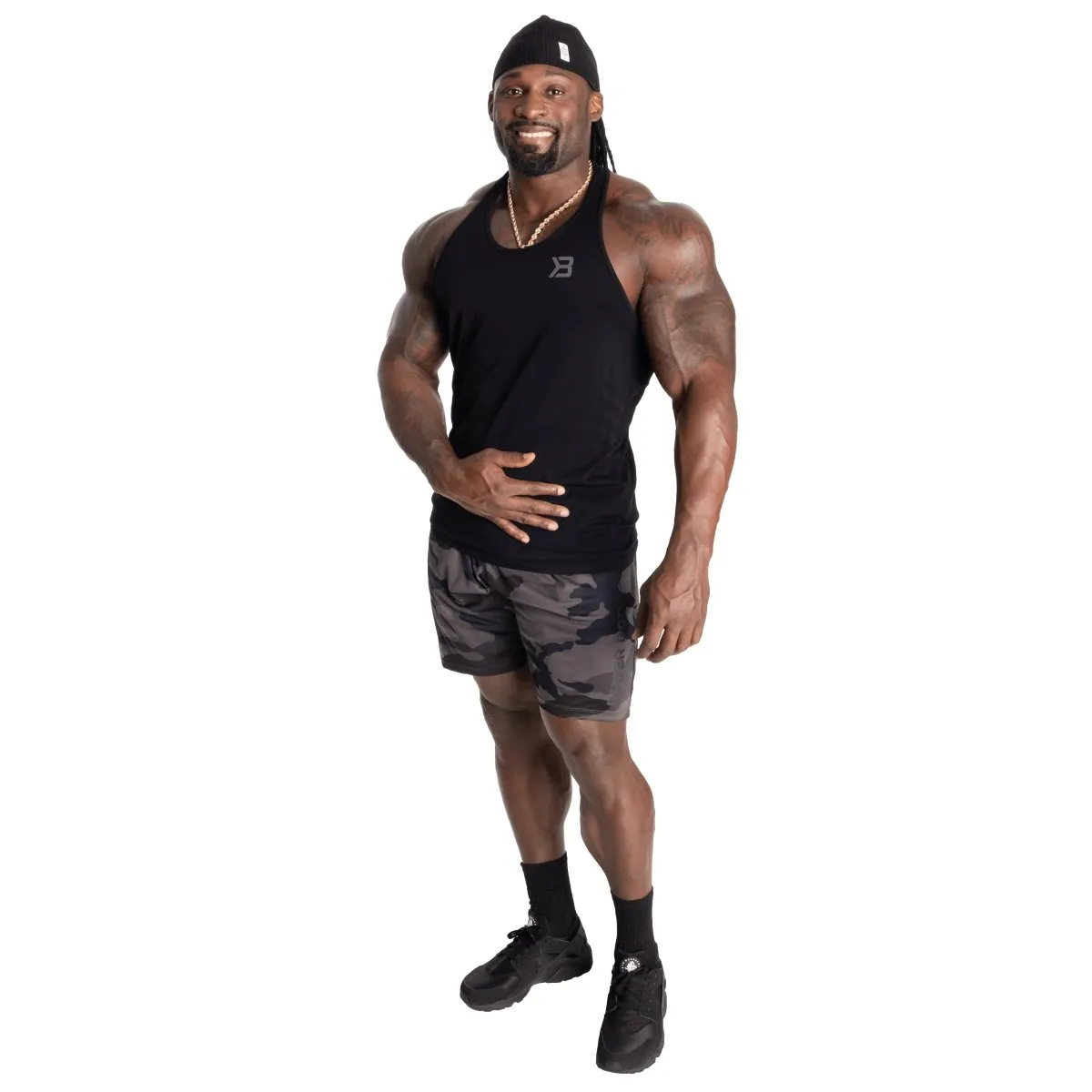 Better Bodies Loose Function Shorts - Dark Camo