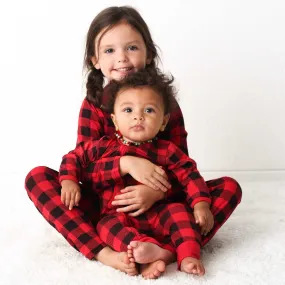 Black & Red Plaid Romper