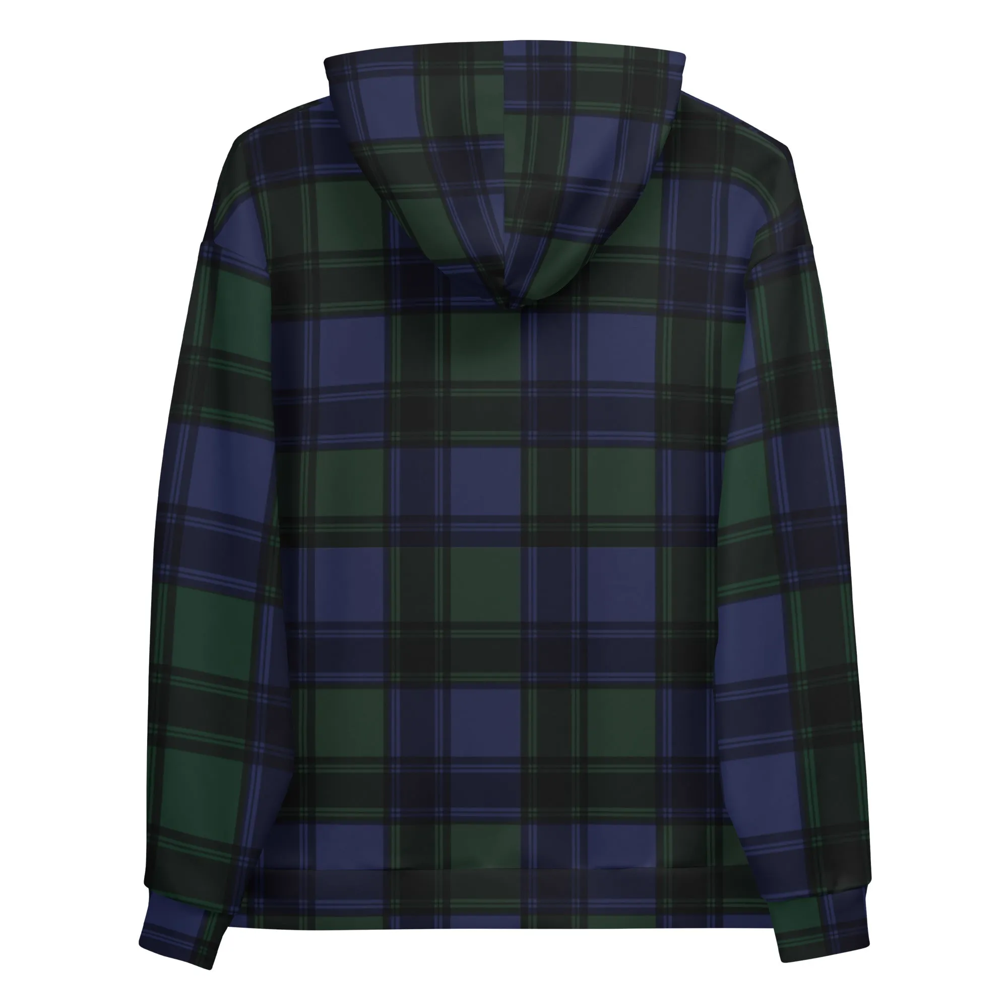 Blue Plaid Hoodie