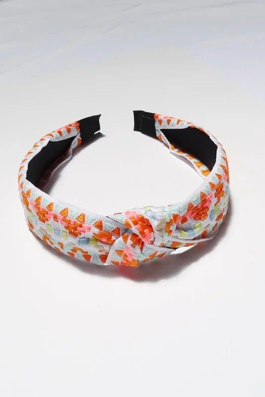 Bohemian Printed Knot Headband