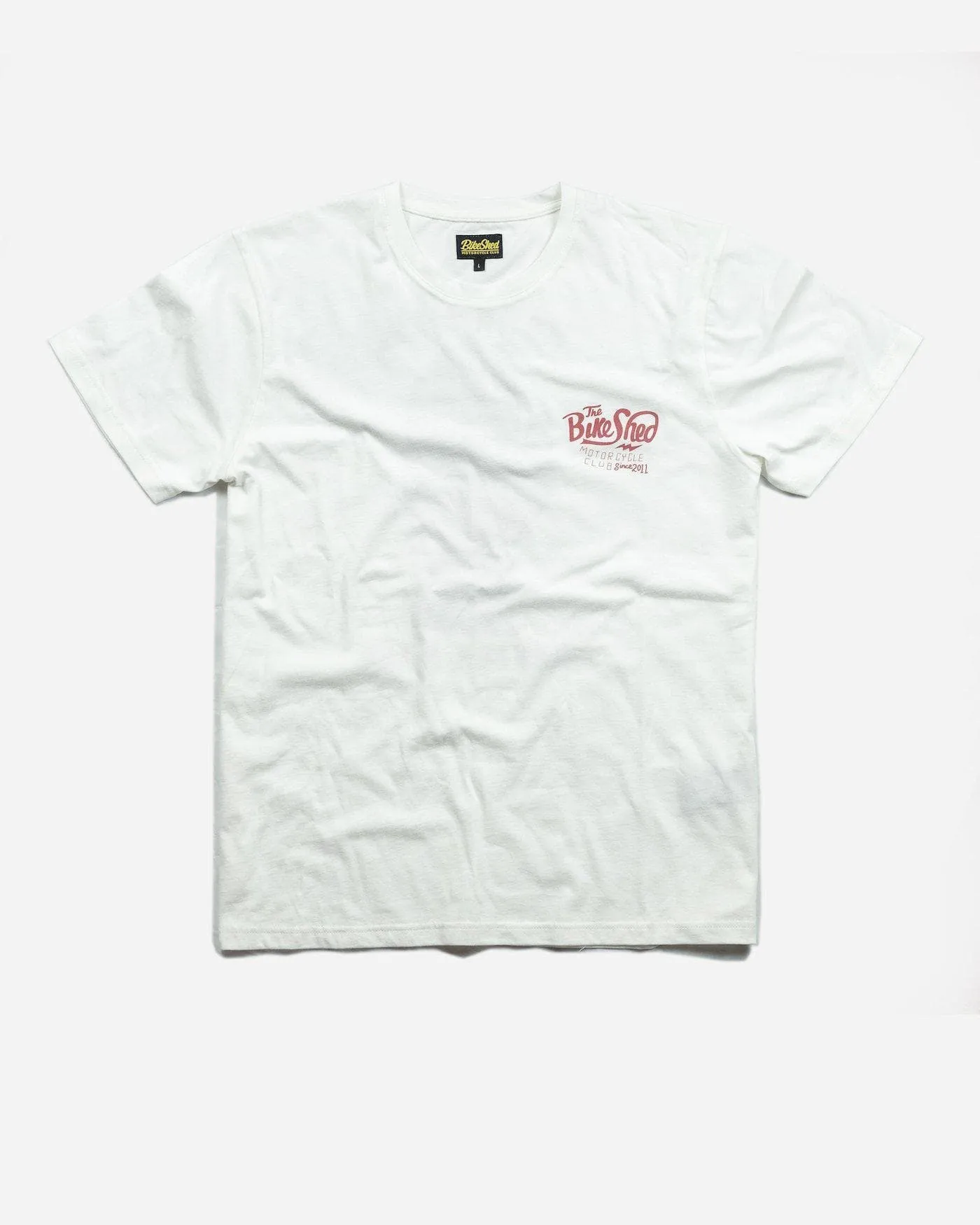 BSMC Handmade T Shirt - Cream/Oxblood