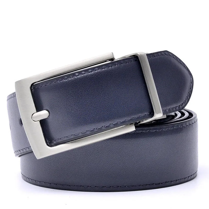 Buckle Belts For Men Formal Business Genuine Leather Belt