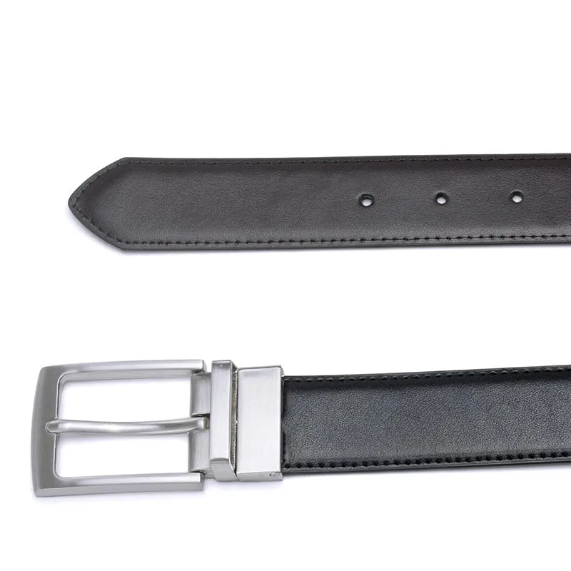 Buckle Belts For Men Formal Business Genuine Leather Belt