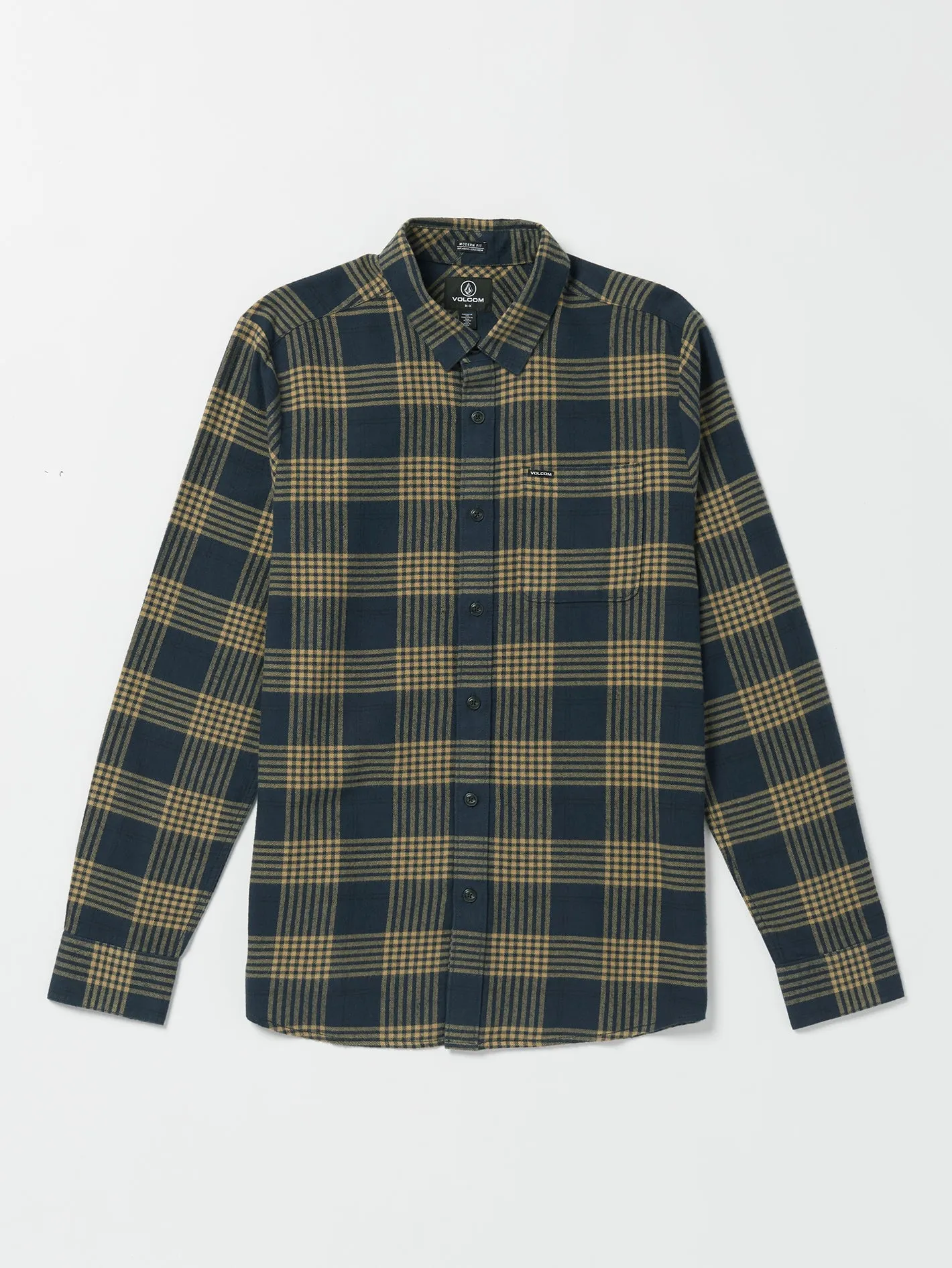 Caden Plaid Flannel - Navy