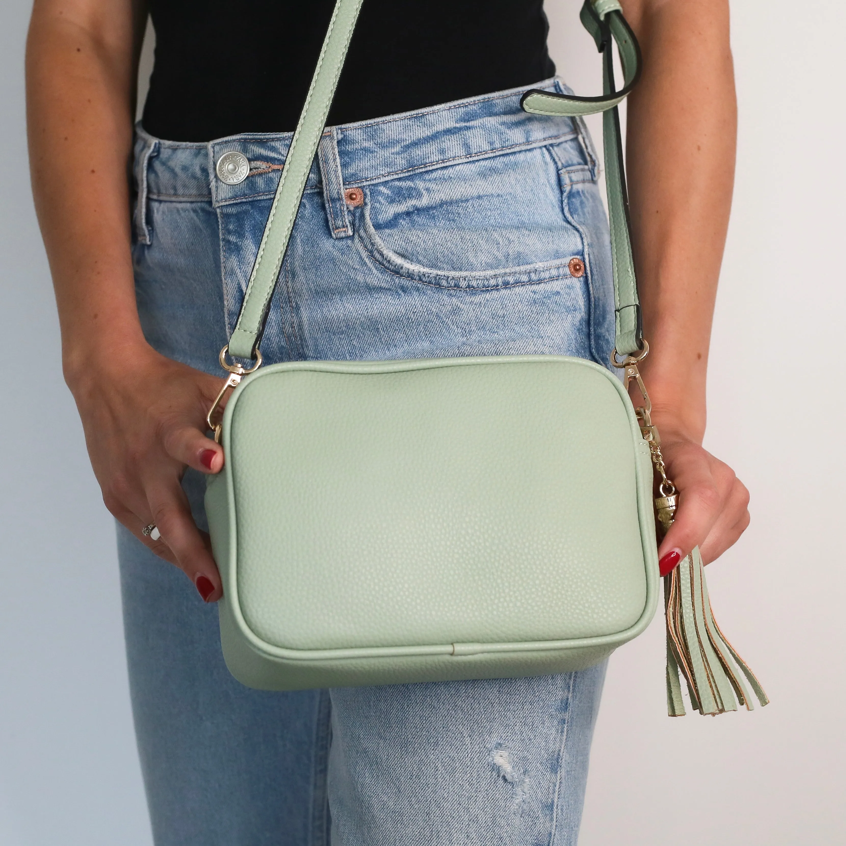 Camera Bag & Plain Strap - Mint