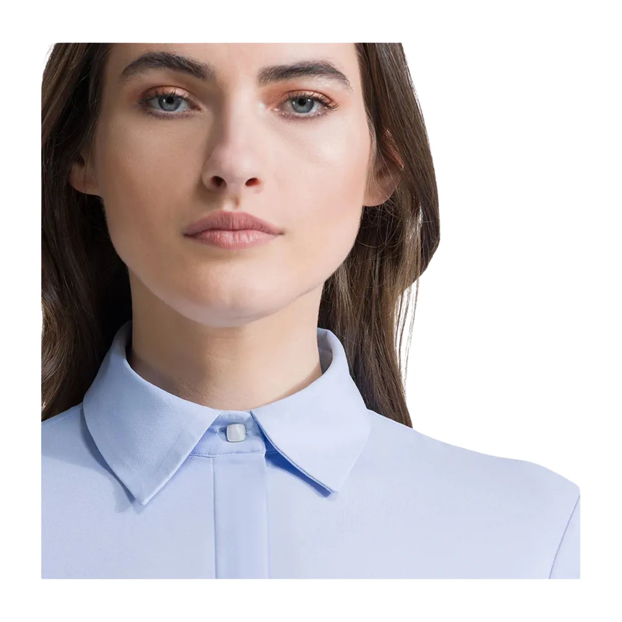 Camicia Donna RRD Oxford Plain Celeste