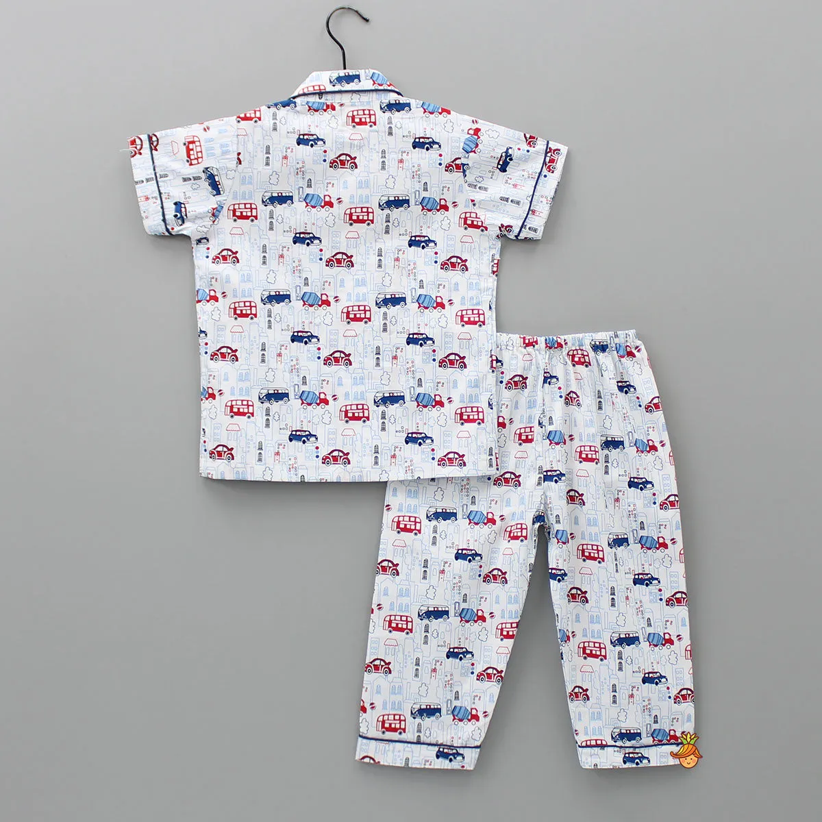 Car Printed Multicolour Sleepwear