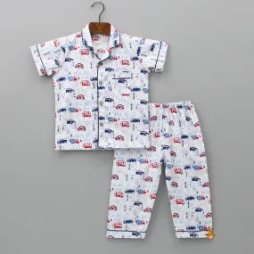 Car Printed Multicolour Sleepwear