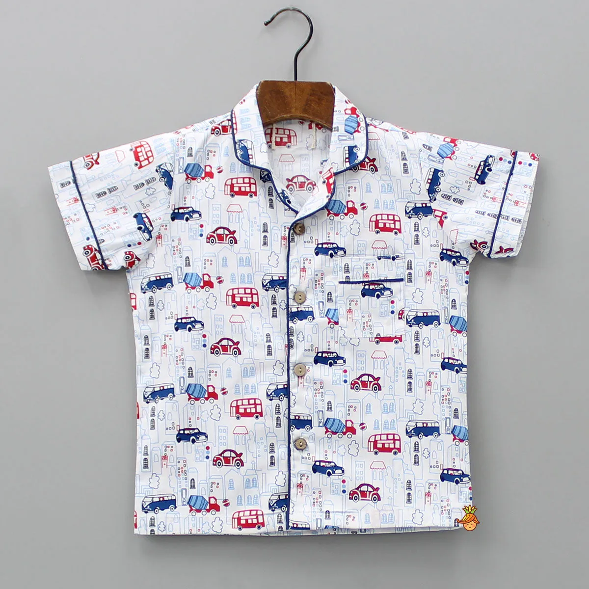 Car Printed Multicolour Sleepwear