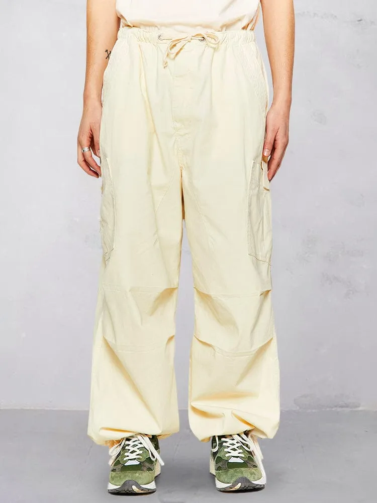 Casual Loose Fit Cotton Linen Cargo Pants