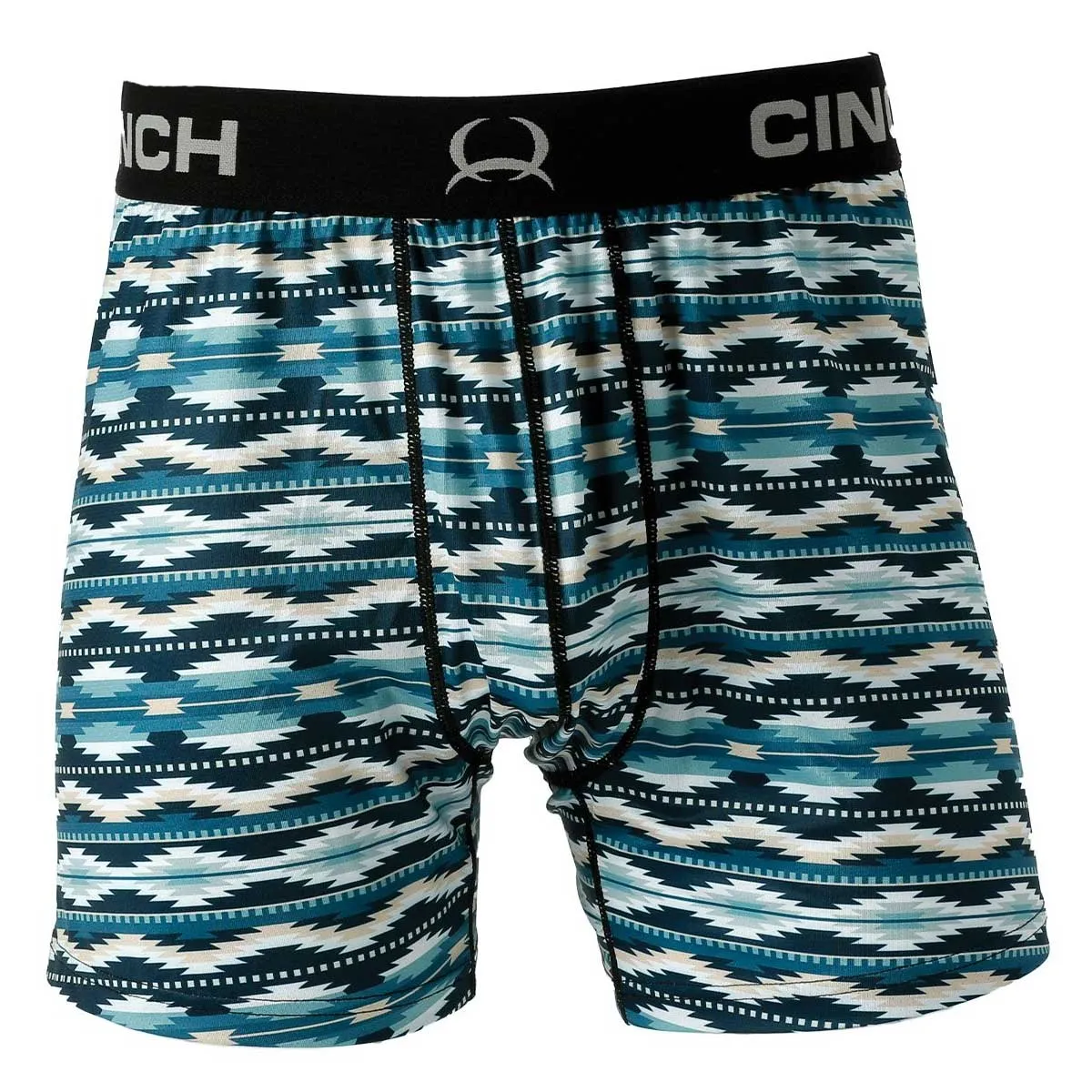 Cinch Men's Loose Fit Aztec Boxers - Teal