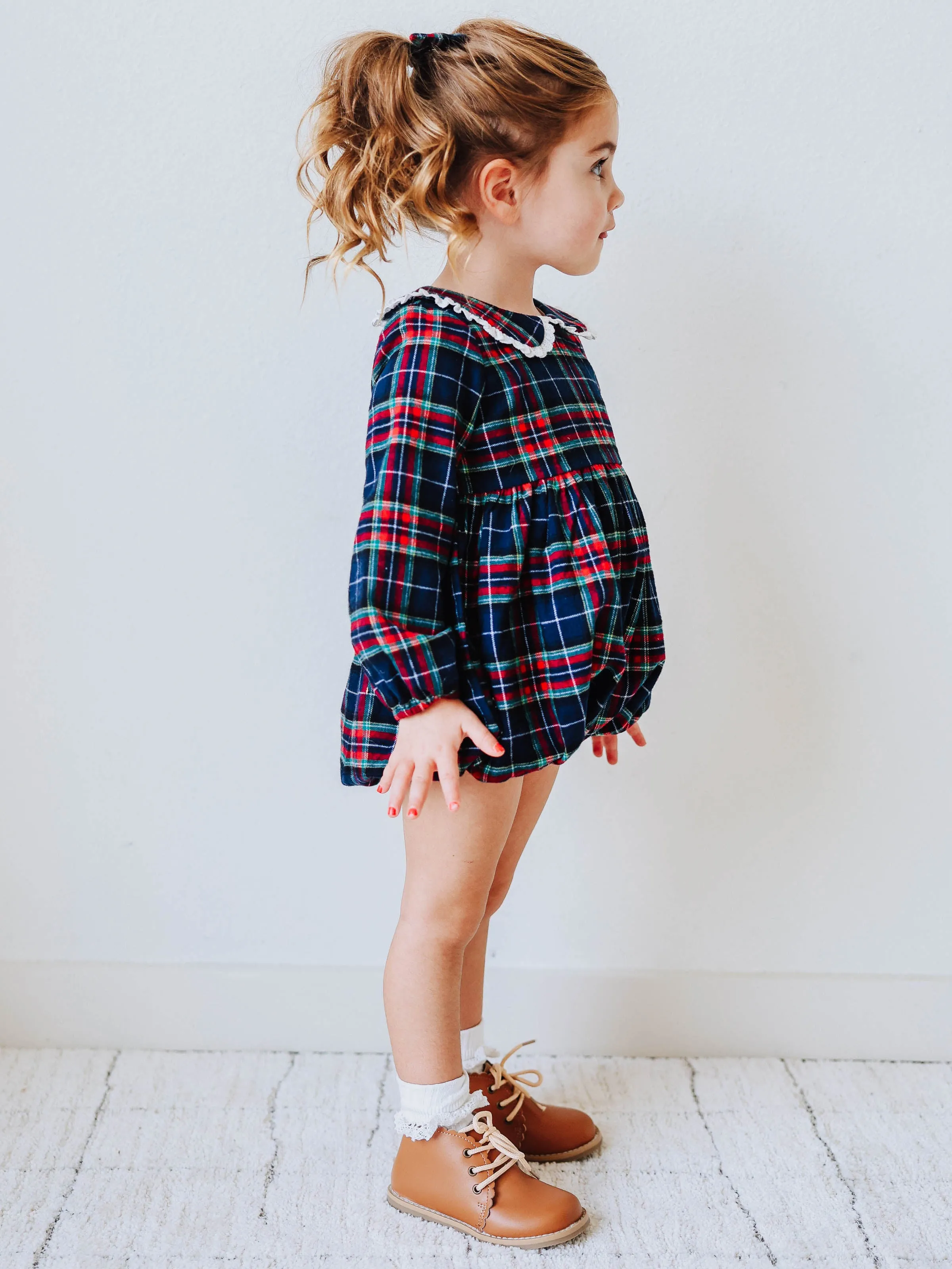 Classic Bubble - Navy Midnight Plaid