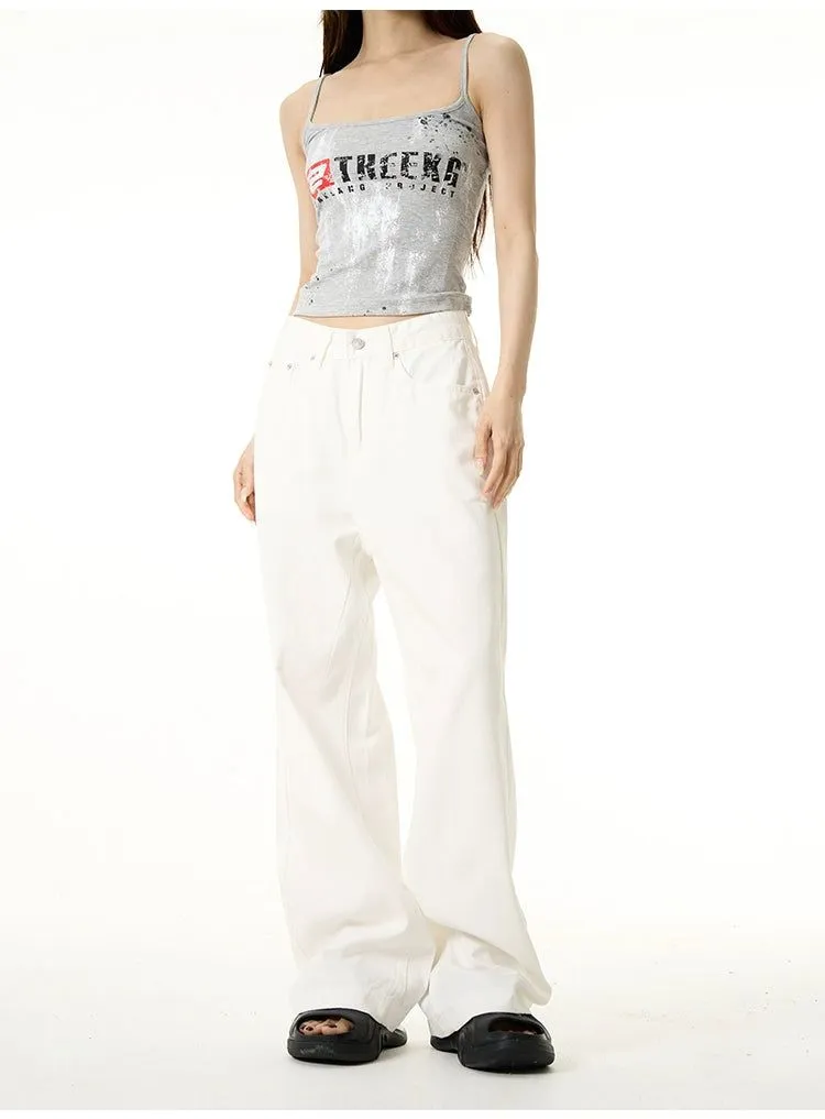 Clean Fit Loose Wide Pants