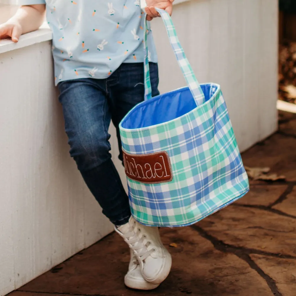 Easter Basket - Easter Plaid