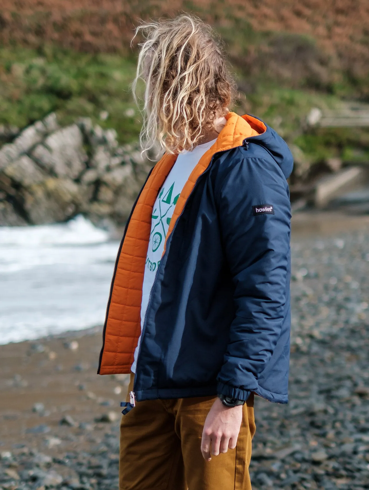 Esrever Reversible Wadded Jacket (unisex)