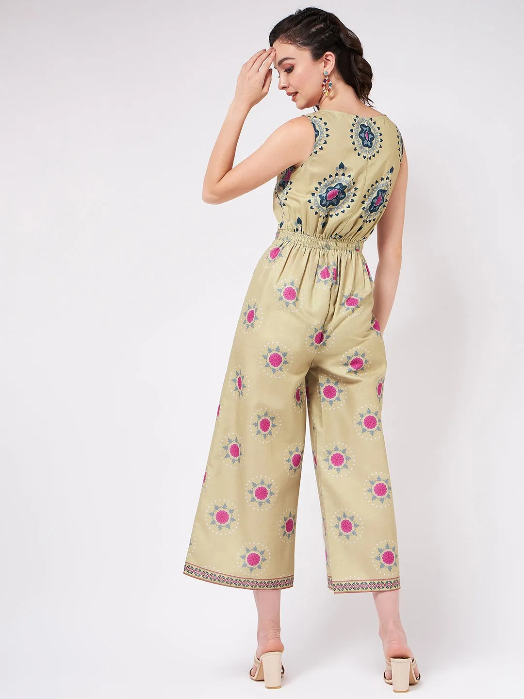 Ethnic Digital Printed Jumpsuit