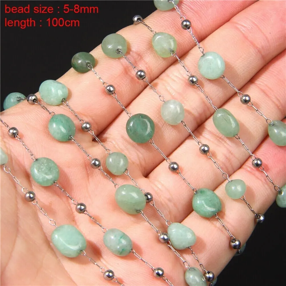 Faceted Round Loose Green Aventurine DIY Beads