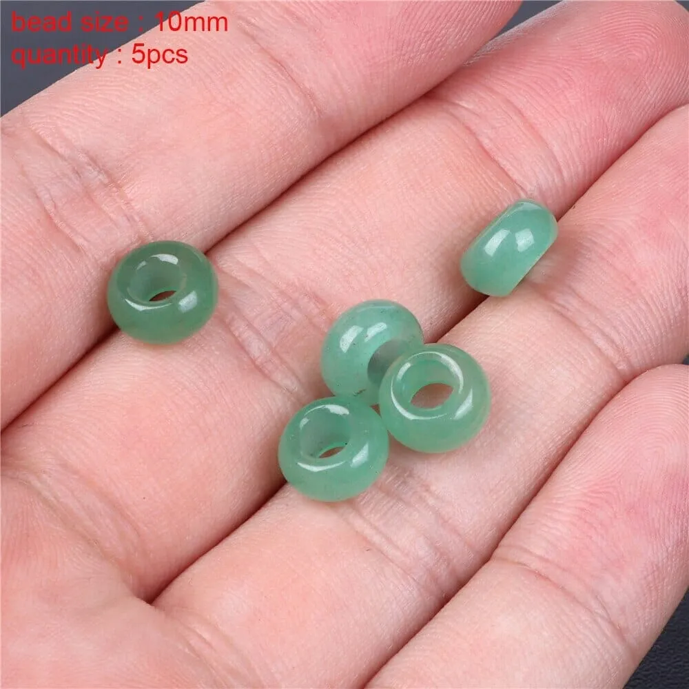 Faceted Round Loose Green Aventurine DIY Beads