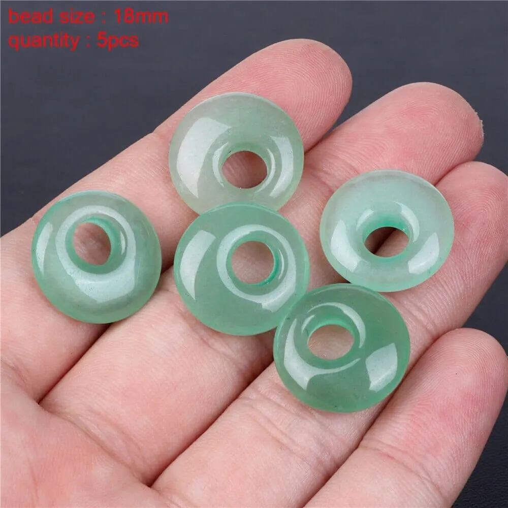 Faceted Round Loose Green Aventurine DIY Beads