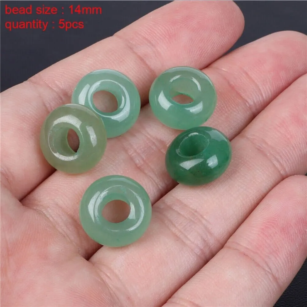 Faceted Round Loose Green Aventurine DIY Beads