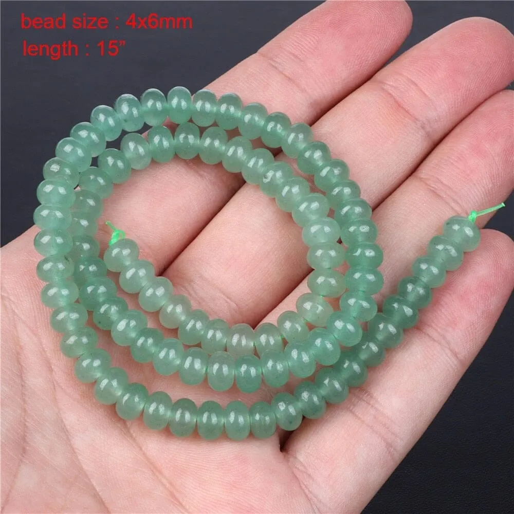 Faceted Round Loose Green Aventurine DIY Beads