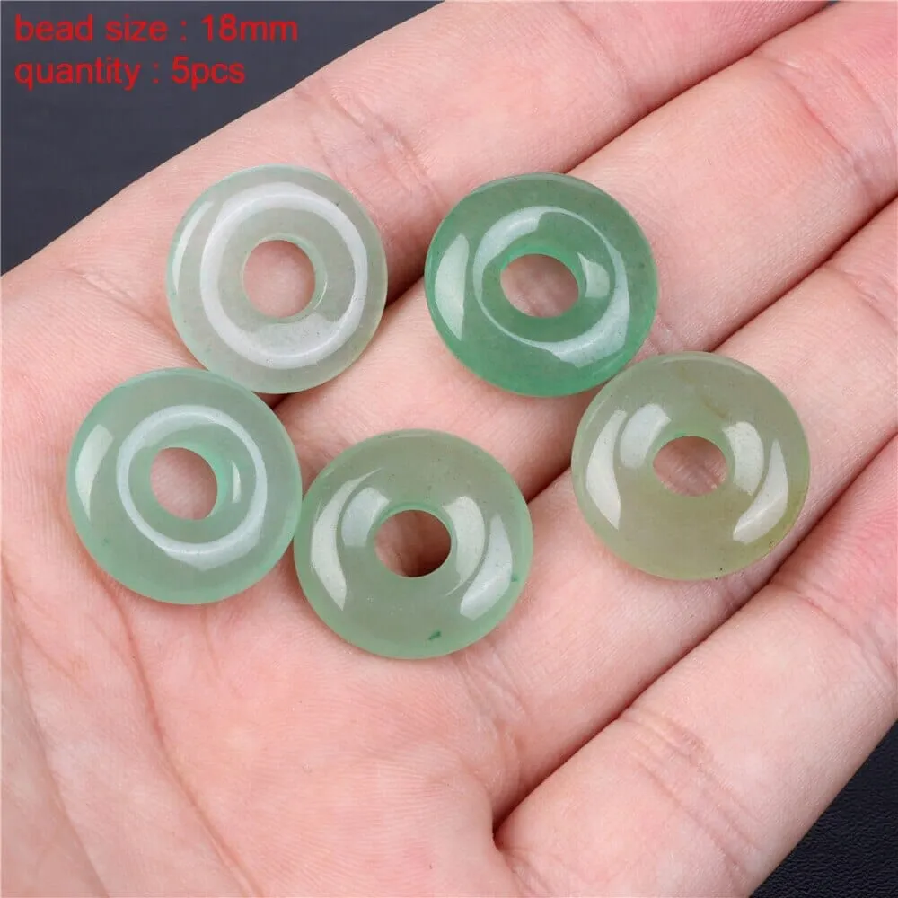 Faceted Round Loose Green Aventurine DIY Beads