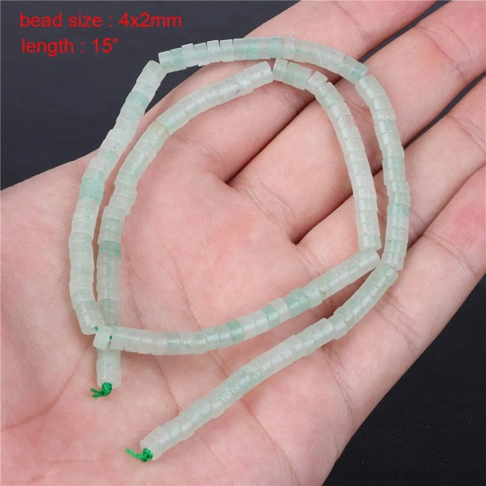 Faceted Round Loose Green Aventurine DIY Beads