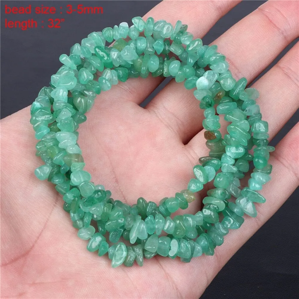 Faceted Round Loose Green Aventurine DIY Beads