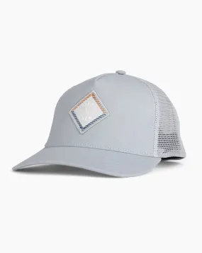 Faded Light Slate Retro Trucker