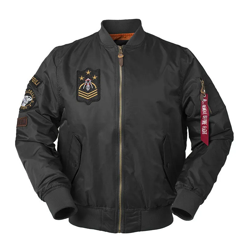 Fashion Airborne Division Badge Loose Men Jacket