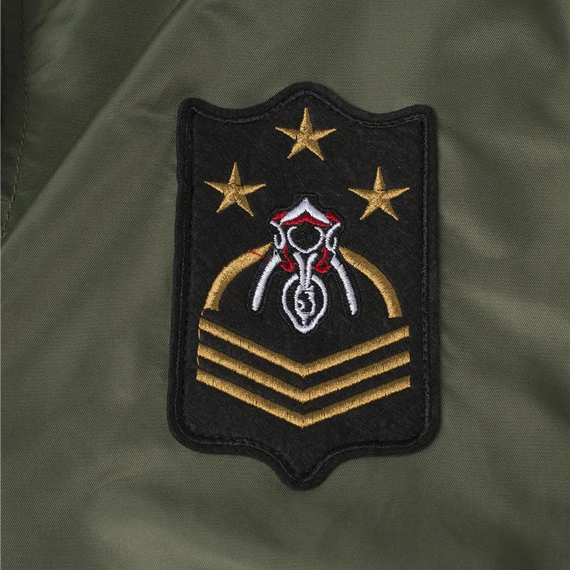 Fashion Airborne Division Badge Loose Men Jacket