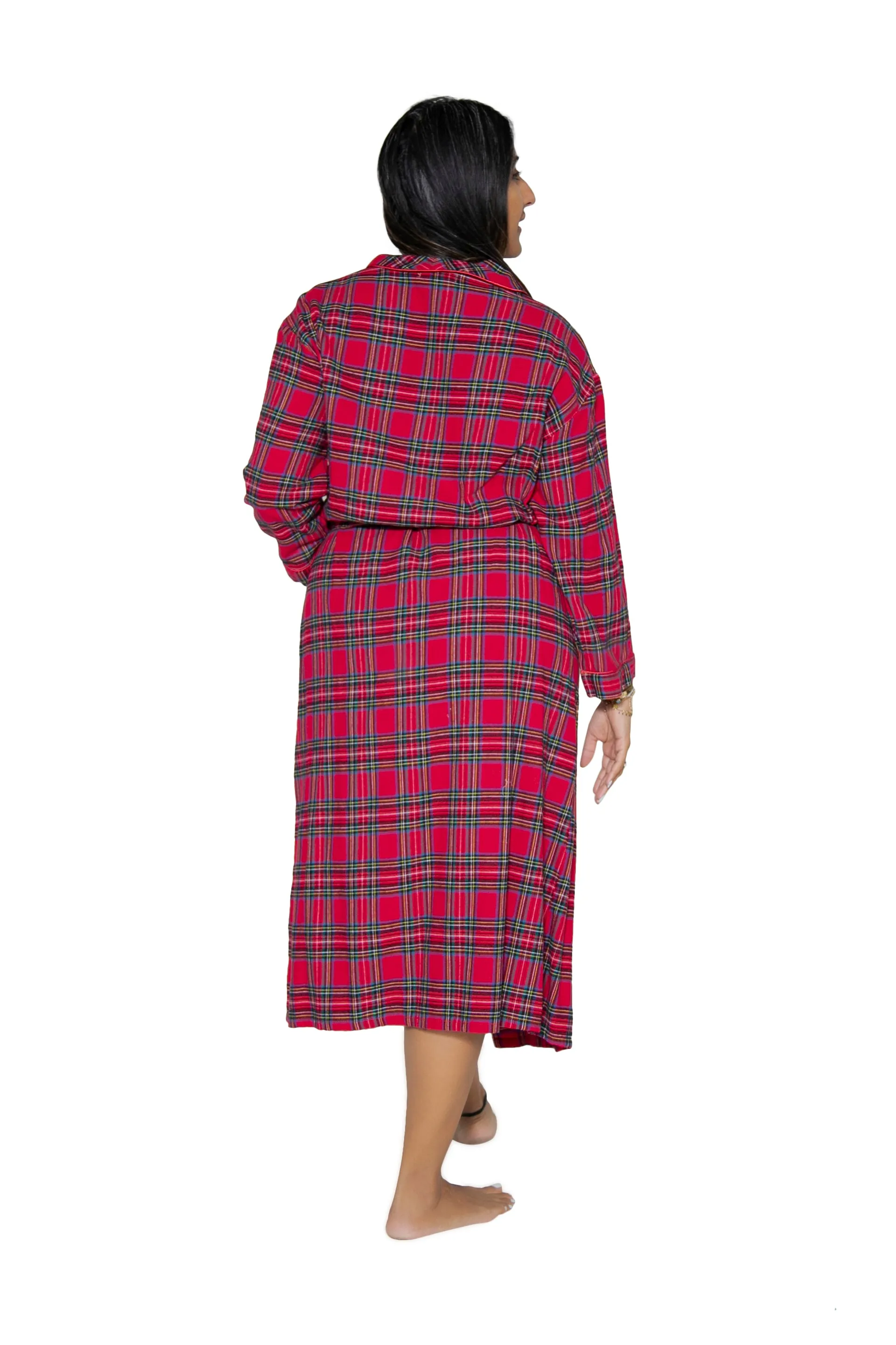 Flannel Plaid Robe