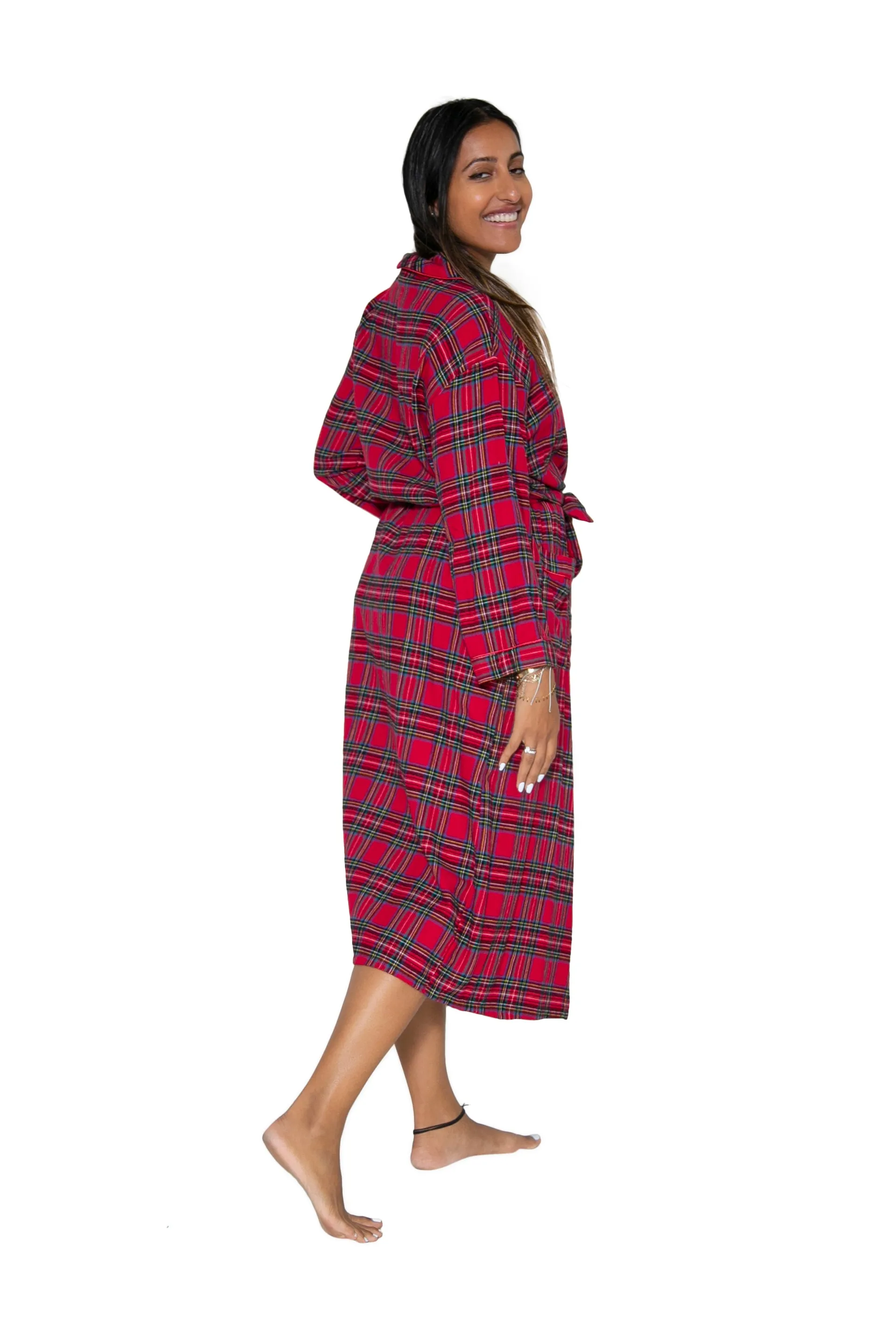 Flannel Plaid Robe