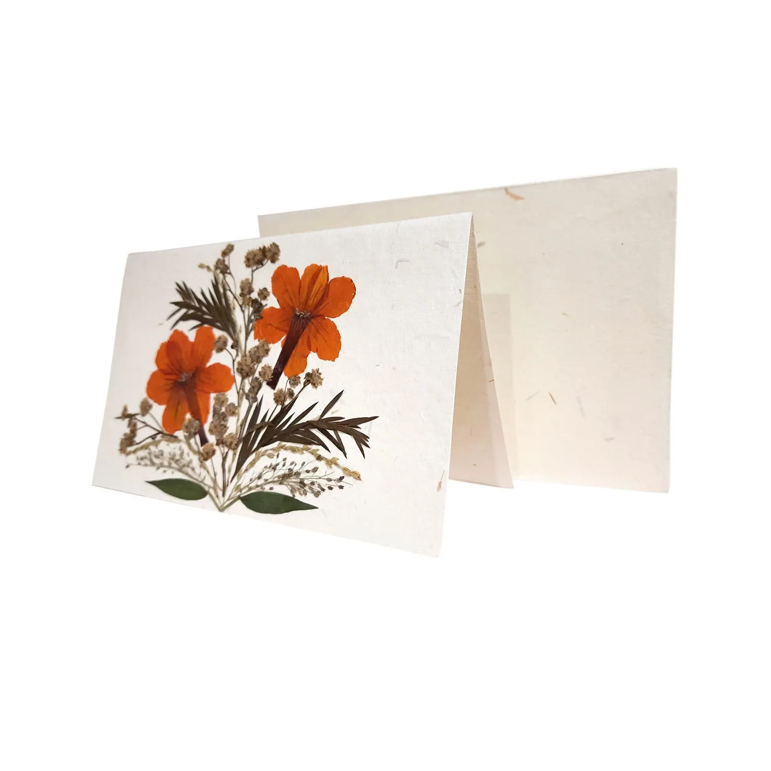 Flower Pressed Handmade Card